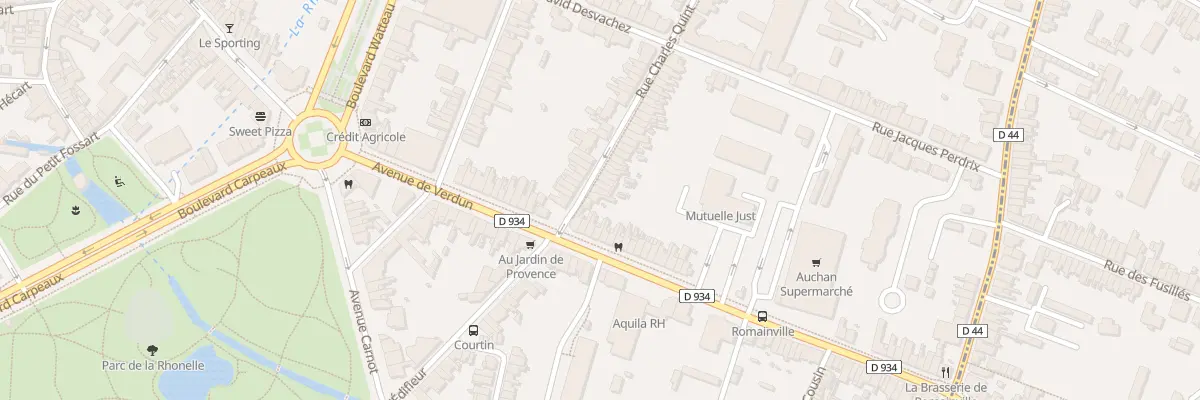 Plan du 2 Rue Charles Quint à Valenciennes