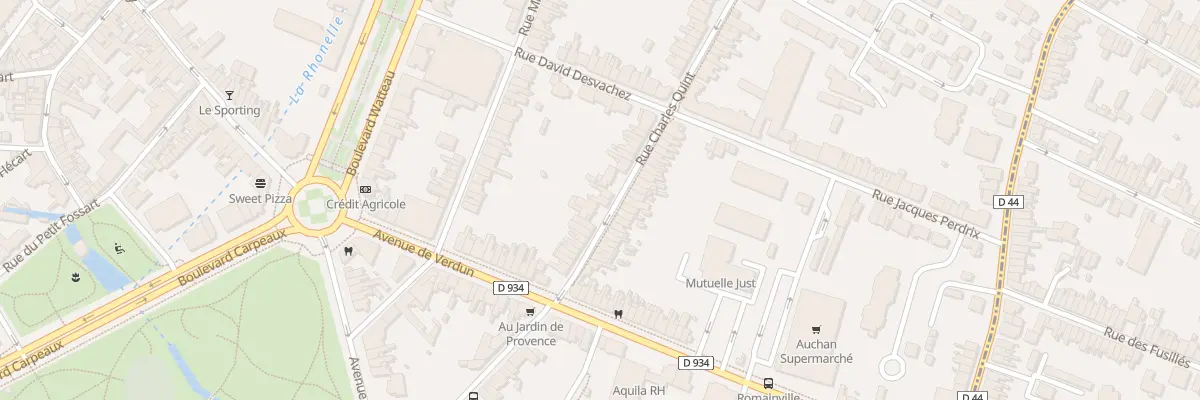 Plan du 23 Rue Charles Quint à Valenciennes