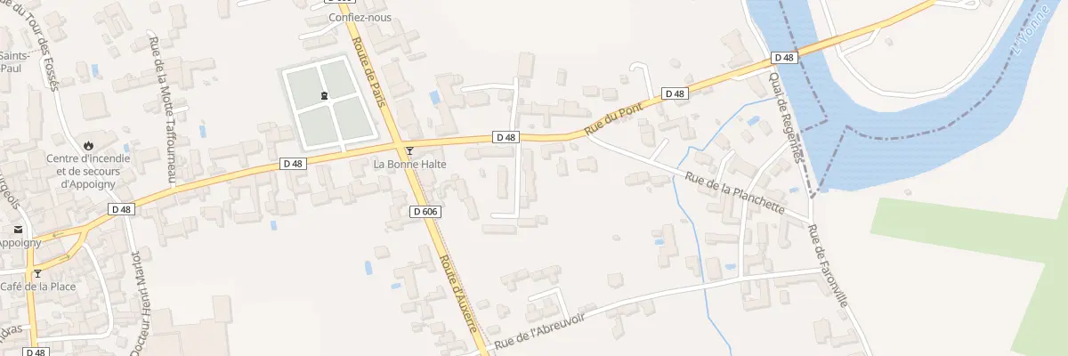 Plan du 3 Rue de la Croix Charbonniere à Appoigny