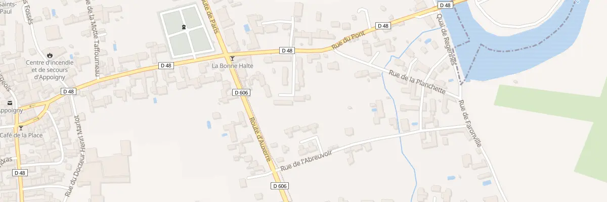 Plan du 7 Rue de la Croix Charbonniere à Appoigny