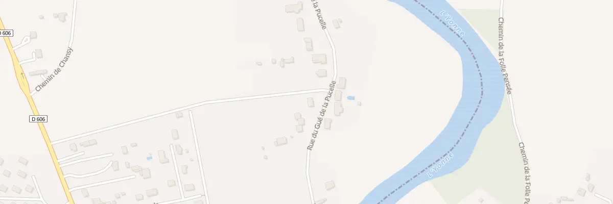 Plan du 27 Rue du Gué de la Pucelle à Appoigny