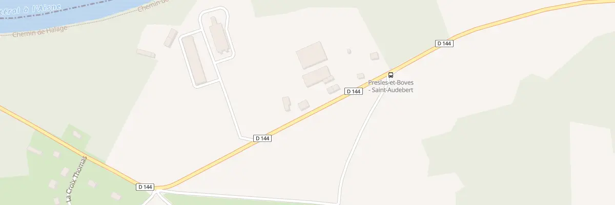 Plan du 10 Rue St Audebert à Presles-et-Boves