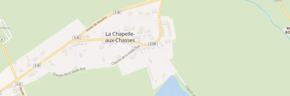 Plan du 5005 Le Bourg à La Chapelle-aux-Chasses