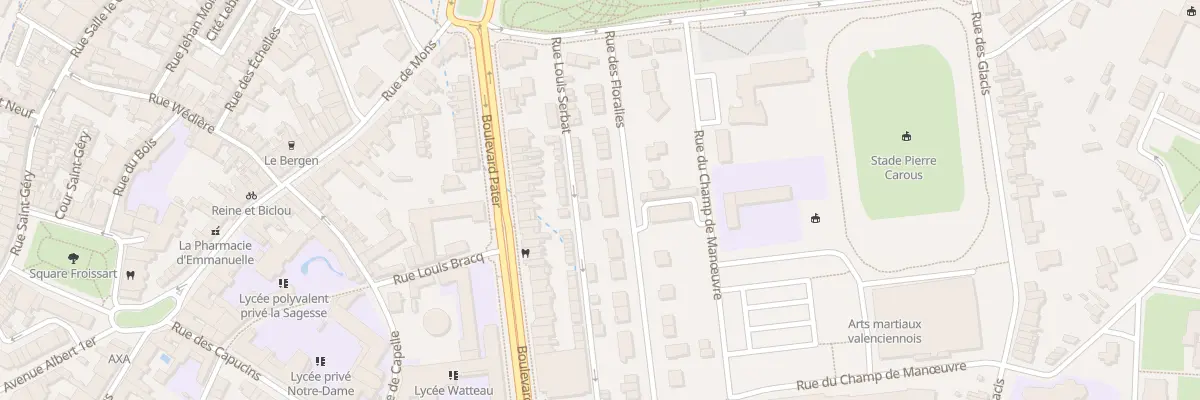 Plan du 21 Rue des Floralies à Valenciennes