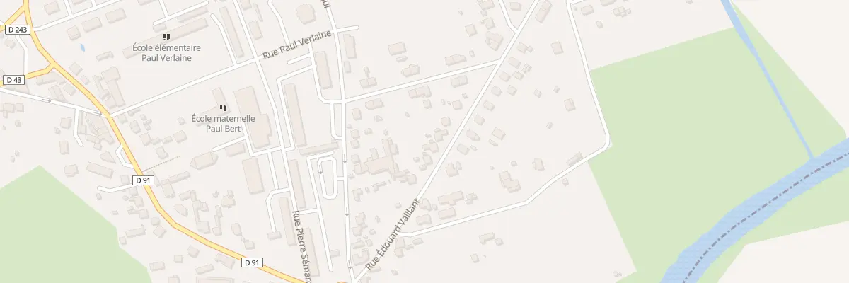 Plan du 15 Rue Edouard Vaillant à Migennes