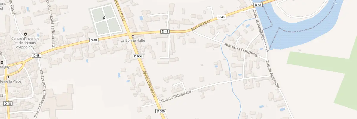 Plan du 6 Rue de la Croix Charbonniere à Appoigny