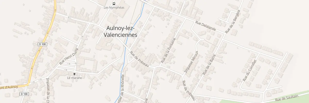 Plan du 11T Rue de Preseau à Aulnoy-lez-Valenciennes