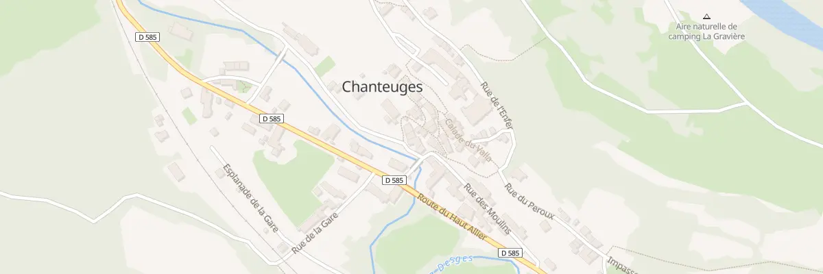 Plan du 4 Calade du Pigeonnier à Chanteuges