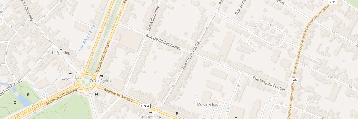 Plan du 37 Rue Charles Quint à Valenciennes