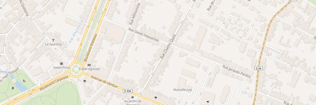 Plan du 35 Rue Charles Quint à Valenciennes