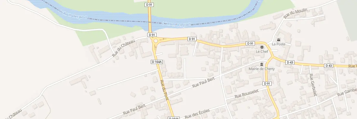 Plan du 13G Rue du Pont à Cheny