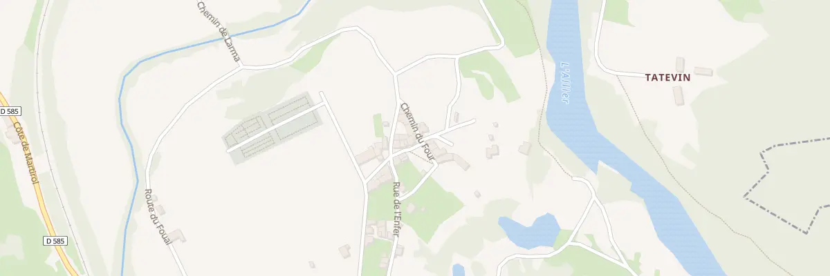 Plan du 7 Che des Jardins à Chanteuges