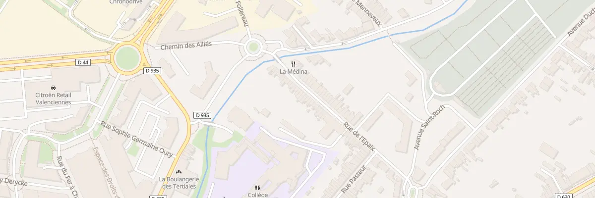 Plan du 51 Rue de l’Epaix à Valenciennes
