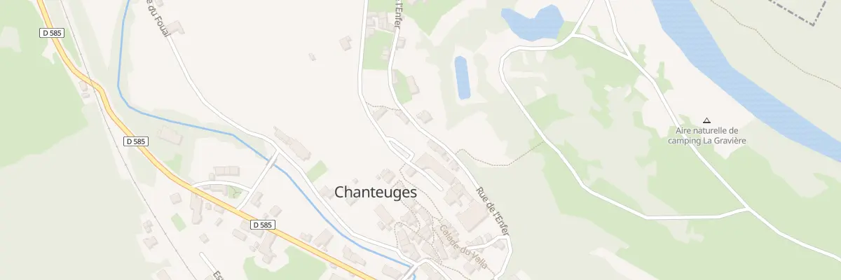 Plan du 3 Rue de l’Enfer à Chanteuges