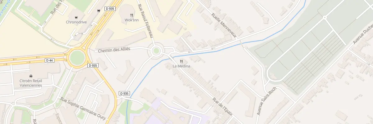 Plan du 44 Rue de l’Epaix à Valenciennes