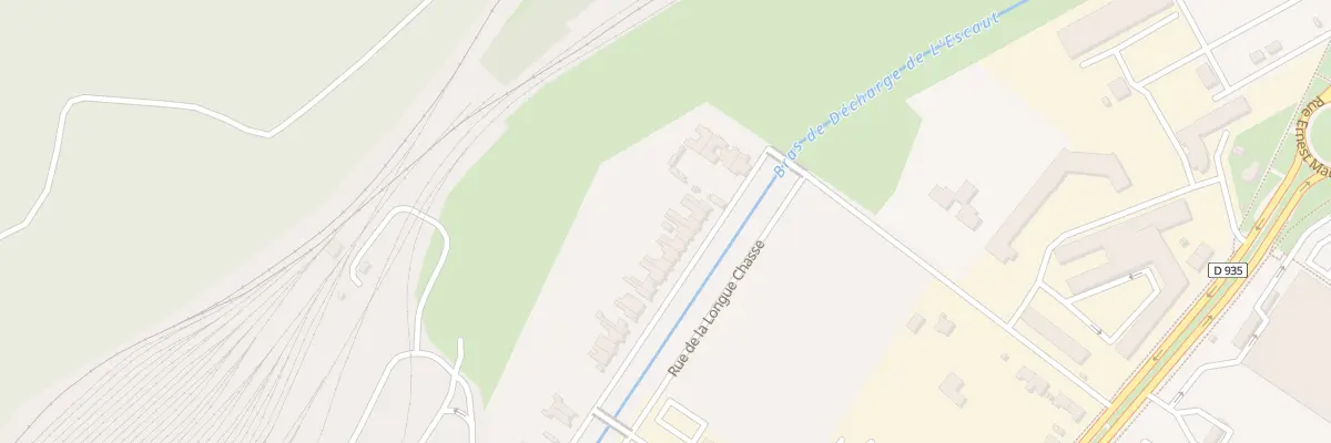 Plan du 25 Rue de la Longue Chasse à Valenciennes