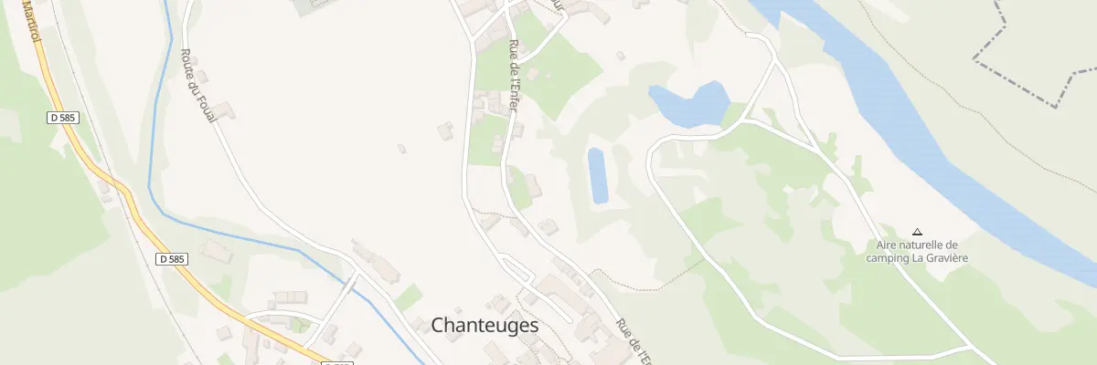 Plan du 6 Rue de l’Enfer à Chanteuges