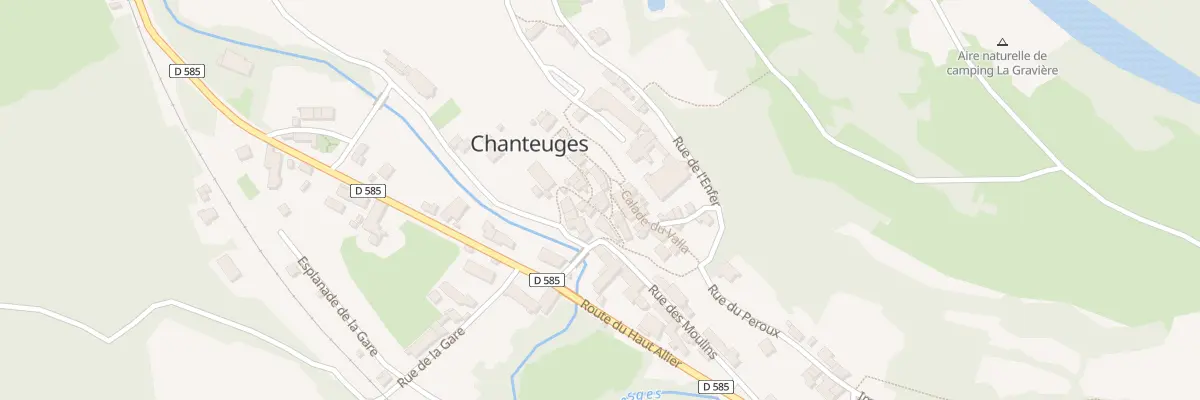 Plan du 5 Calade Saint Marcelin à Chanteuges