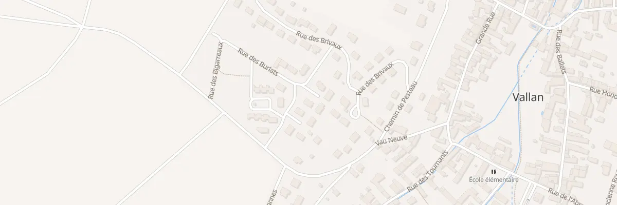 Plan du 2 Imp des Griottes à Vallan