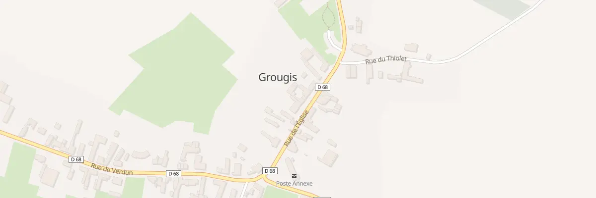 Plan du 7 Rue de l’Eglise à Grougis