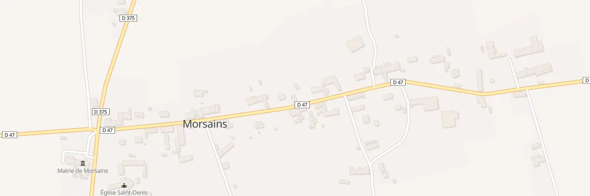 Plan du 23 Grande Rue à Morsains