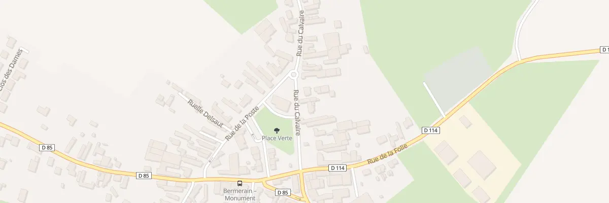 Plan du 166A Rue du Calvaire à Bermerain
