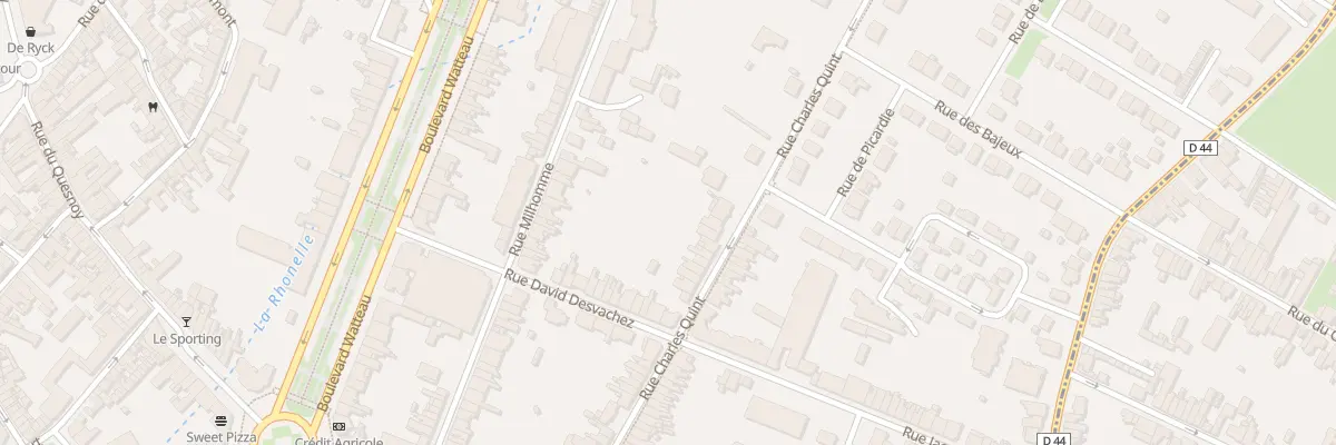 Plan du 51 Rue Charles Quint à Valenciennes