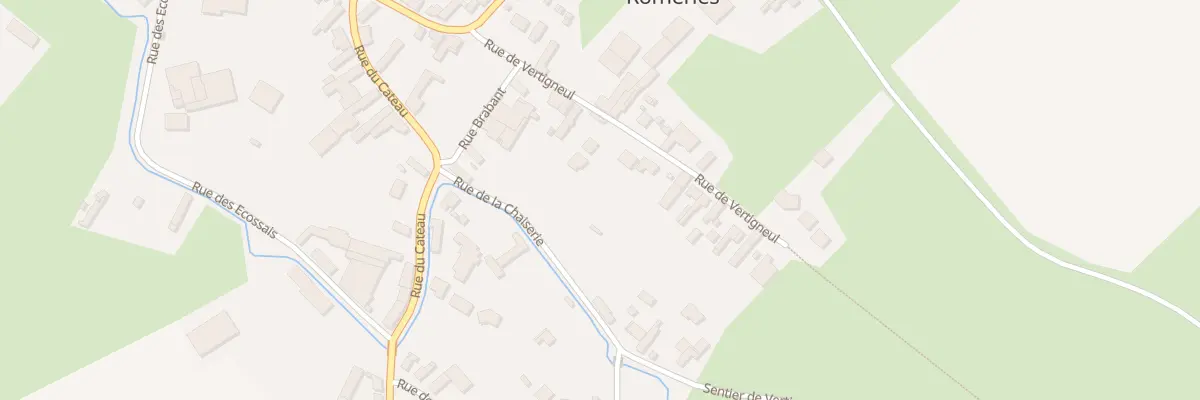 Plan du 6 Rue de Vertigneul à Romeries