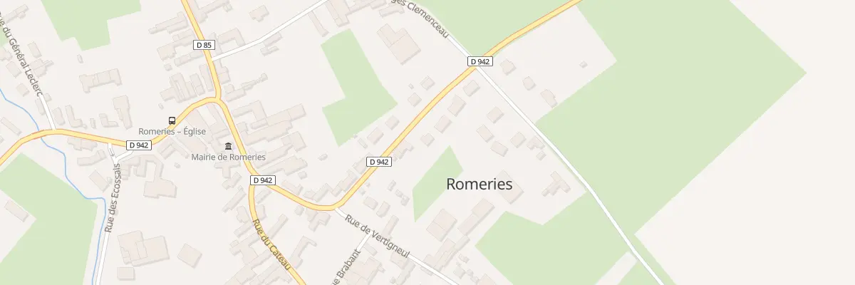 Plan du 18 Rue du Quesnoy à Romeries