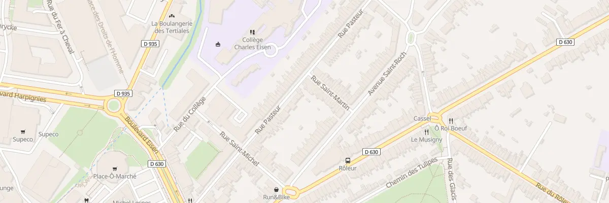 Plan du 46 Rue Pasteur à Valenciennes