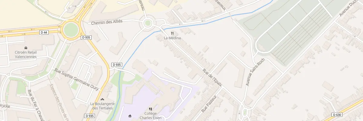 Plan du 41 Rue de l’Epaix à Valenciennes