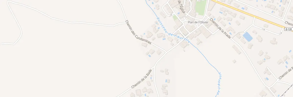 Plan du 5 Che des Condamines à Popian