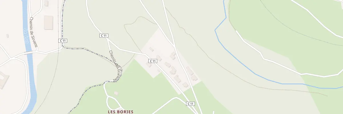 Plan du 5312F Bories Basses à Badaroux