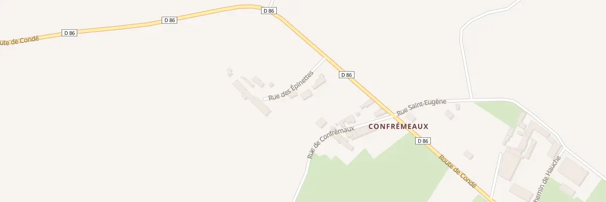 Plan du 2 Rue des Epinettes à Courboin
