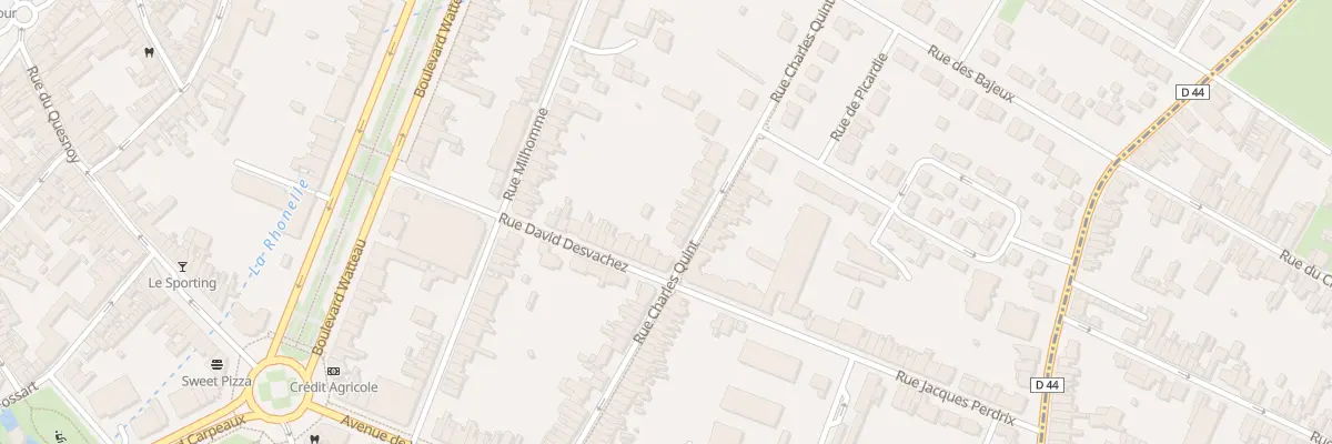 Plan du 41 Rue Charles Quint à Valenciennes