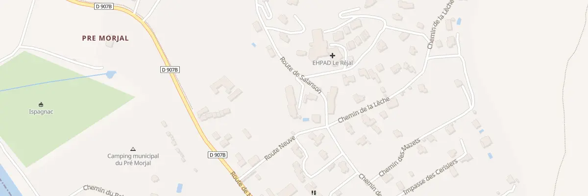 Plan du 5 Rte de Salenson à Ispagnac