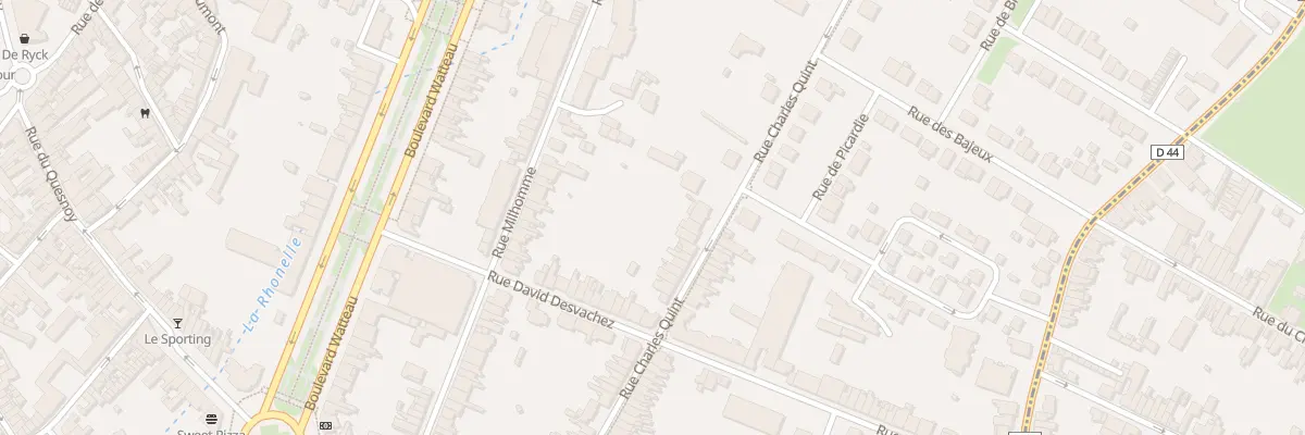 Plan du 53 Rue Charles Quint à Valenciennes