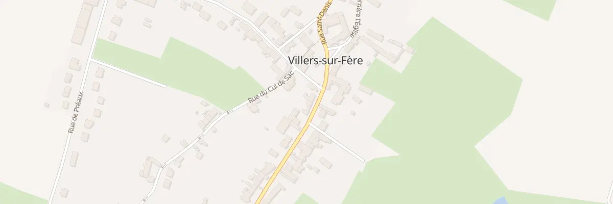 Plan du 17 Rue Saint Denis à Villers-sur-Fère