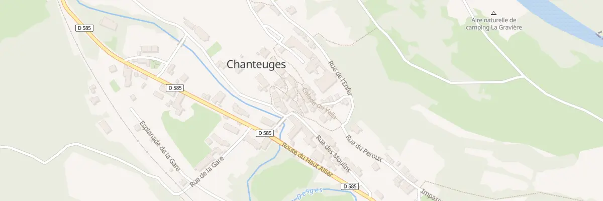 Plan du 5055 Le Bourg à Chanteuges