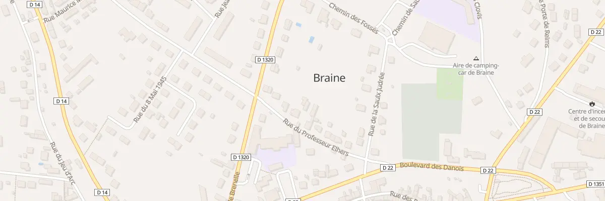 Plan du 16 Rue du Professeur Elhers à Braine