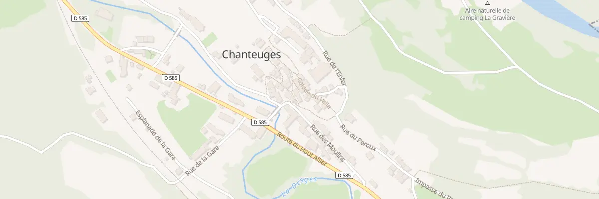 Plan du 2 Calade Saint Marcelin à Chanteuges