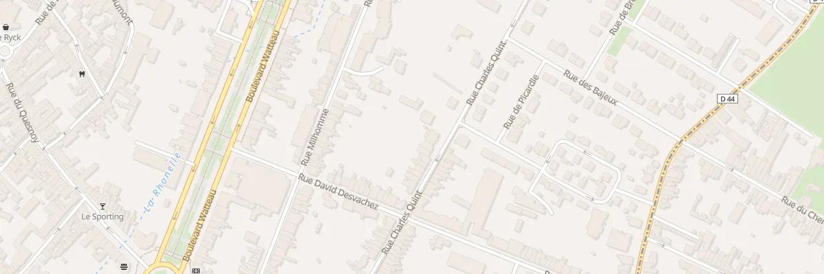 Plan du 55 Rue Charles Quint à Valenciennes