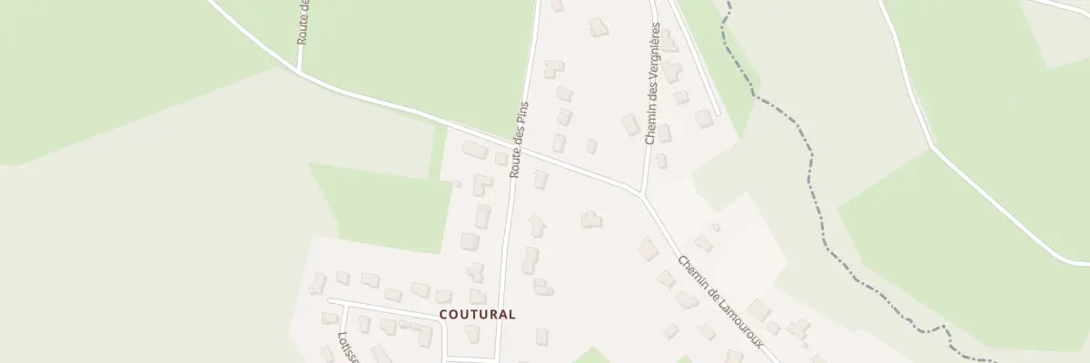 Plan du 95 Che de Lamouroux à Escoutoux