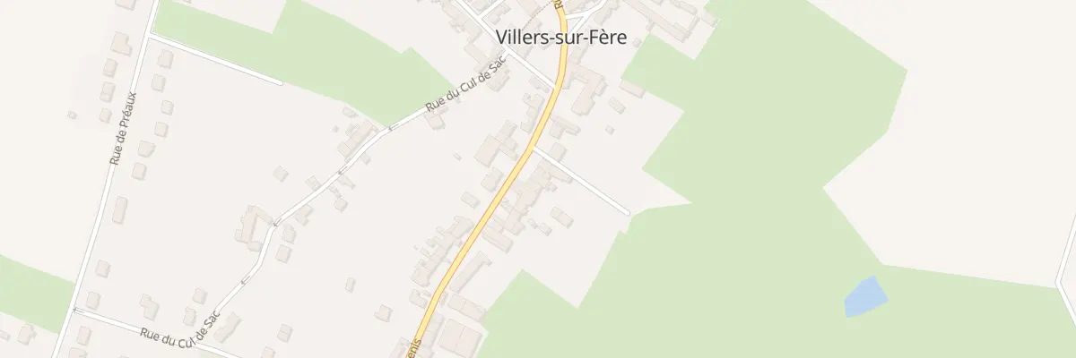 Plan du 18 Rue Saint Denis à Villers-sur-Fère