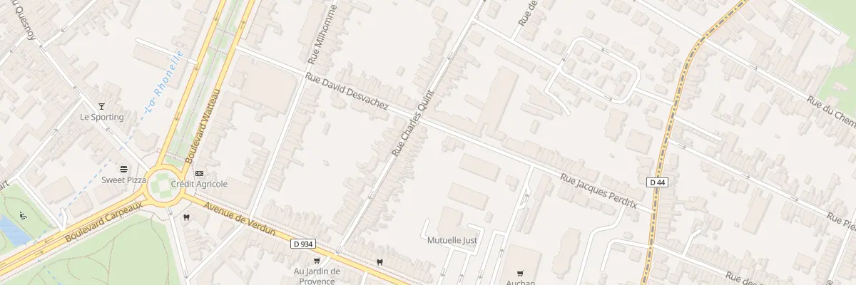 Plan du 44 Rue Charles Quint à Valenciennes