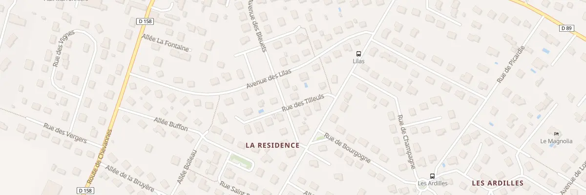 Plan du 2 Rue des Tilleuls à Saint-Georges-sur-Baulche