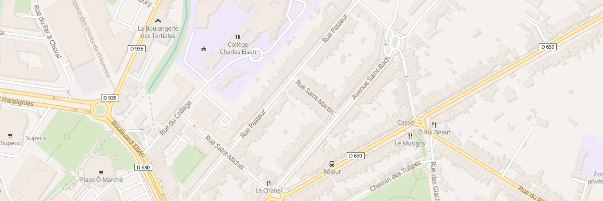 Plan du 10 Rue Saint-martin à Valenciennes