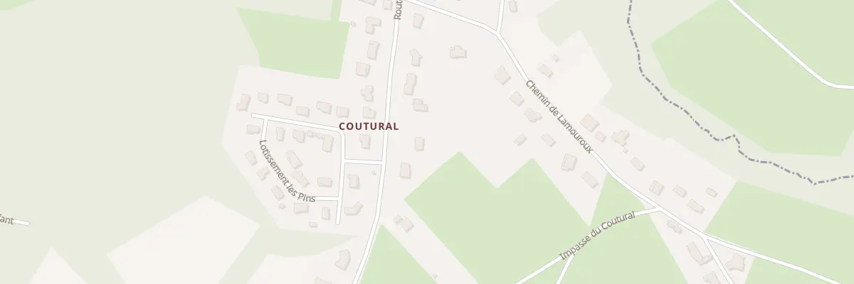 Plan du 23 Rte des Pins à Escoutoux
