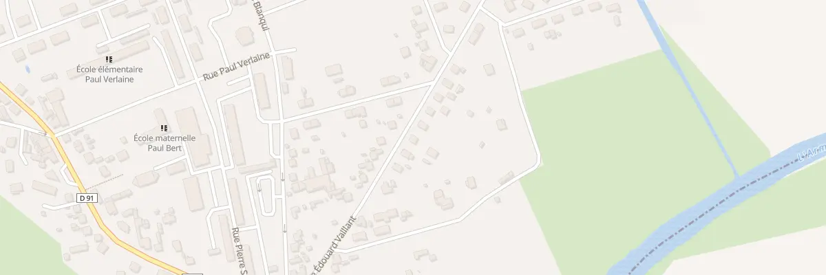 Plan du 24 Rue Edouard Vaillant à Migennes