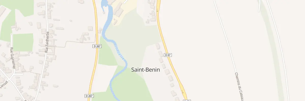 Plan du 33 Fg Galliéni à Saint-Benin